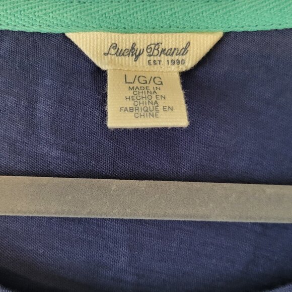 Lucky Brand Pineapple t-shirt Size Large - Picture 3 of 4